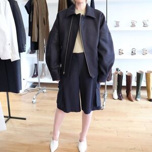 Maryam Nassir Zadeh Navy Wool Jacket